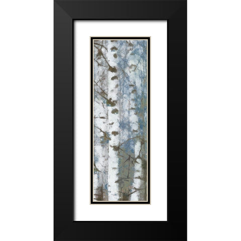 Birch Scape 3 Black Modern Wood Framed Art Print with Double Matting by Greene, Taylor