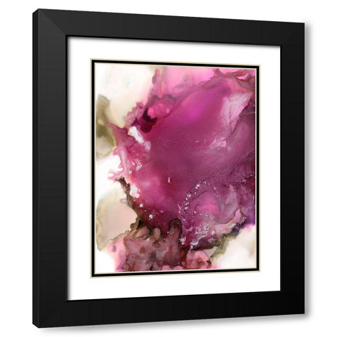 Ascension Black Modern Wood Framed Art Print with Double Matting by Troisi, Jonny