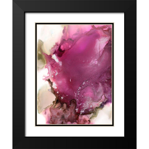 Ascension Black Modern Wood Framed Art Print with Double Matting by Troisi, Jonny