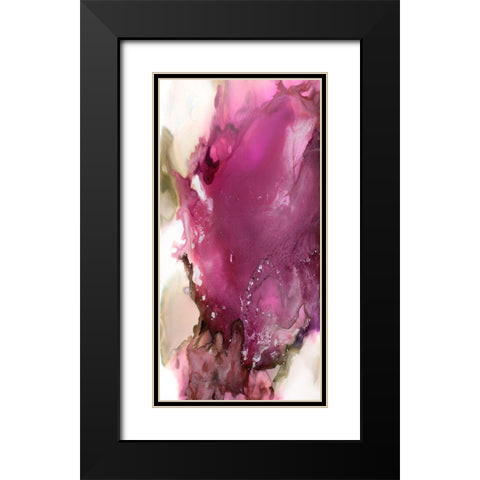 Acrylic Explosion Black Modern Wood Framed Art Print with Double Matting by Troisi, Jonny