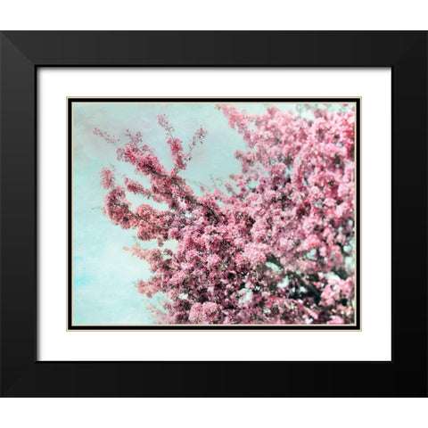 Blossoming Spring Black Modern Wood Framed Art Print with Double Matting by Telik, Tracey