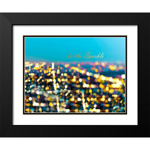 Be The Sparkle Black Modern Wood Framed Art Print with Double Matting by Telik, Tracey