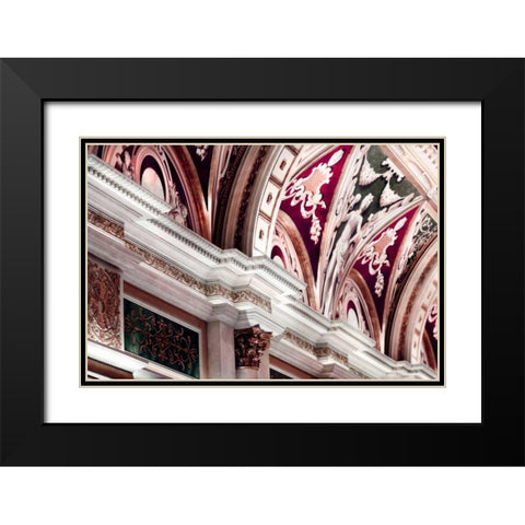 Venice detail Black Modern Wood Framed Art Print with Double Matting by Telik, Tracey