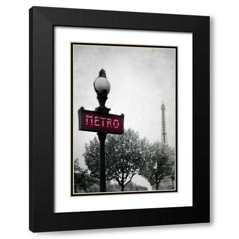 Metro Catching Black Modern Wood Framed Art Print with Double Matting by Telik, Tracey