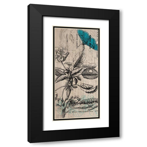 Botanical 10 Black Modern Wood Framed Art Print with Double Matting by Jordan, Elizabeth
