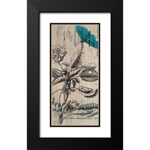 Botanical 10 Black Modern Wood Framed Art Print with Double Matting by Jordan, Elizabeth