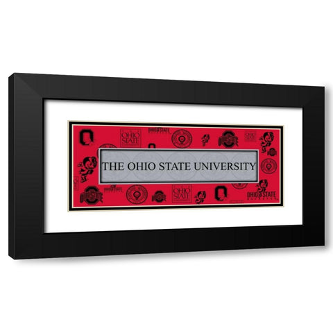 Ohio 2 Black Modern Wood Framed Art Print with Double Matting by Pazan, Tony