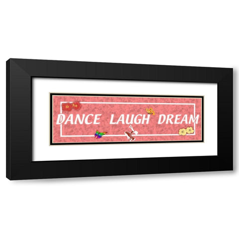 Live Life Black Modern Wood Framed Art Print with Double Matting by Pazan, Tony