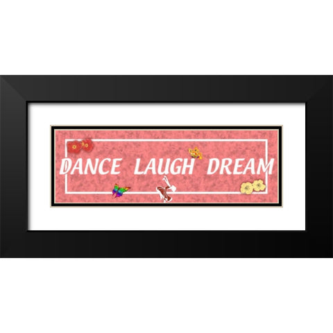 Live Life Black Modern Wood Framed Art Print with Double Matting by Pazan, Tony