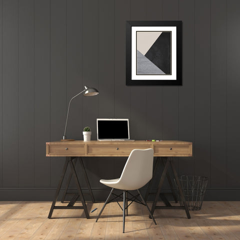 Scandinavian Prints 3 Black Modern Wood Framed Art Print with Double Matting by Urban Epiphany