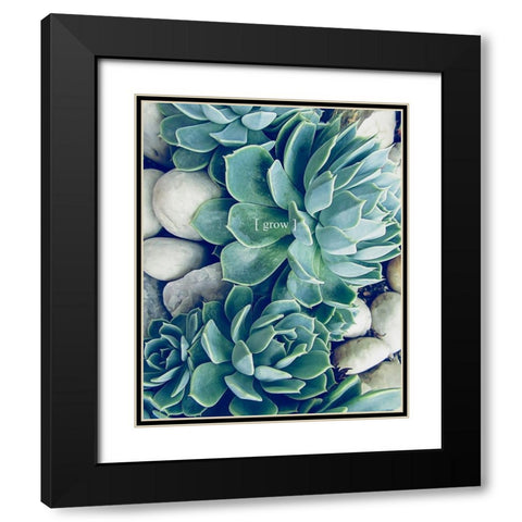 Grow Calm 2 Black Modern Wood Framed Art Print with Double Matting by Urban Epiphany