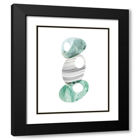 Scandinavian Balance 2 Black Modern Wood Framed Art Print with Double Matting by Urban Epiphany