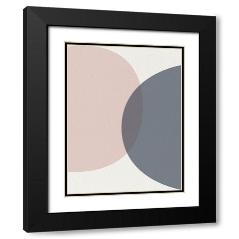 Mid Century Soft Luxe 3 Black Modern Wood Framed Art Print with Double Matting by Urban Epiphany