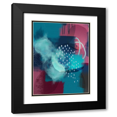 Bohemian Mix Black Modern Wood Framed Art Print with Double Matting by Urban Epiphany