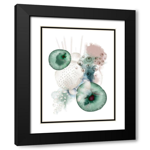 Ocean of Harmony Black Modern Wood Framed Art Print with Double Matting by Urban Epiphany