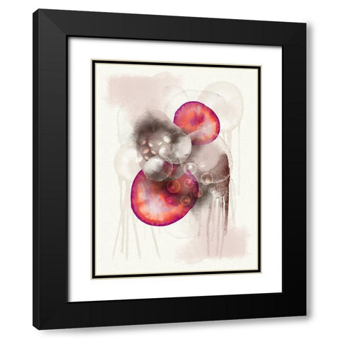 Warm Unity 1 Black Modern Wood Framed Art Print with Double Matting by Urban Epiphany