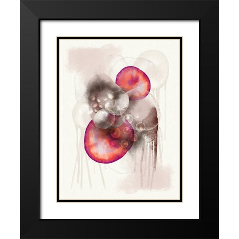 Warm Unity 1 Black Modern Wood Framed Art Print with Double Matting by Urban Epiphany