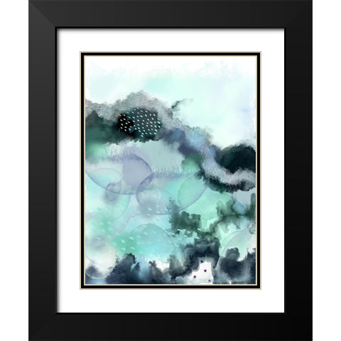 Evolving Ocean New 2 Black Modern Wood Framed Art Print with Double Matting by Urban Epiphany