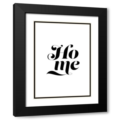 Home Black Modern Wood Framed Art Print with Double Matting by Urban Epiphany