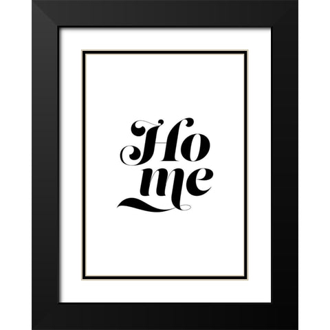 Home Black Modern Wood Framed Art Print with Double Matting by Urban Epiphany