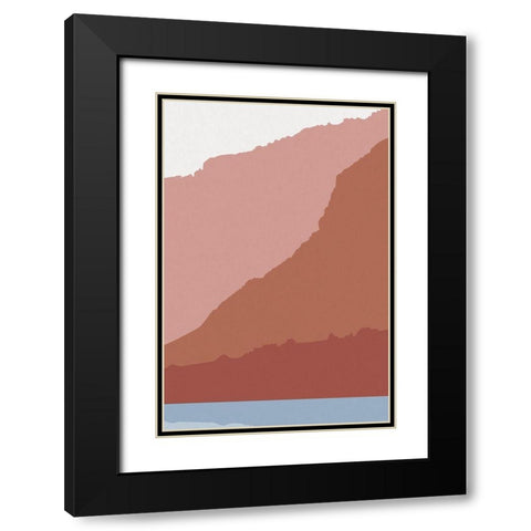 Canyon Views 3 Black Modern Wood Framed Art Print with Double Matting by Urban Epiphany