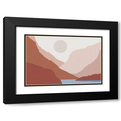Canyon Views 4 Black Modern Wood Framed Art Print with Double Matting by Urban Epiphany