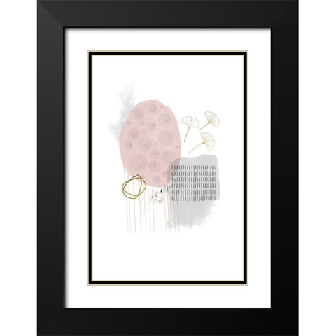 Self Care Black Modern Wood Framed Art Print with Double Matting by Urban Epiphany