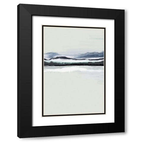 New Horizons 2 Black Modern Wood Framed Art Print with Double Matting by Urban Epiphany