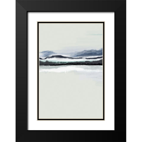 New Horizons 2 Black Modern Wood Framed Art Print with Double Matting by Urban Epiphany