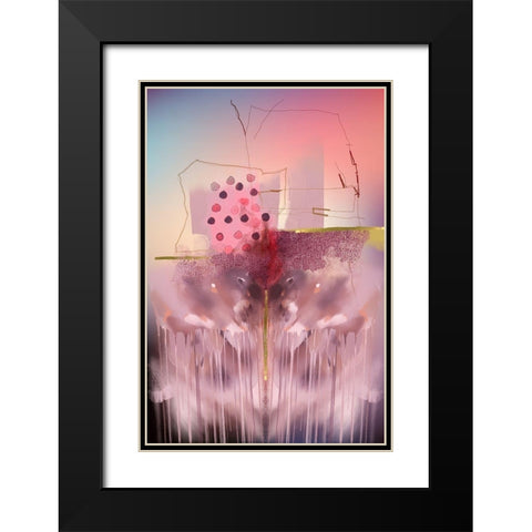 Analysis of Life Black Modern Wood Framed Art Print with Double Matting by Urban Epiphany