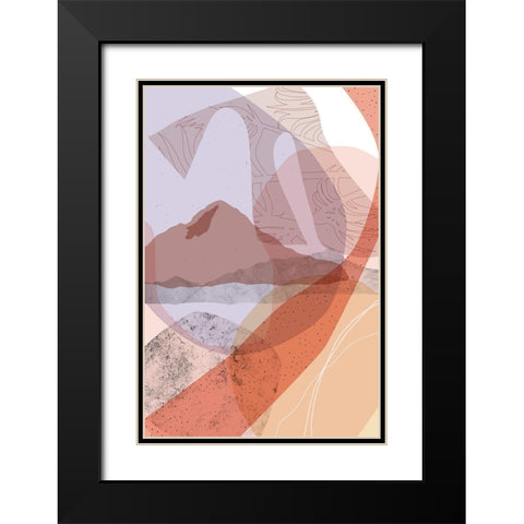 Dusty Desert 1 Black Modern Wood Framed Art Print with Double Matting by Urban Epiphany