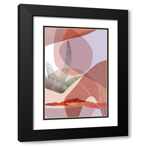 Dusty Desert 5 Black Modern Wood Framed Art Print with Double Matting by Urban Epiphany