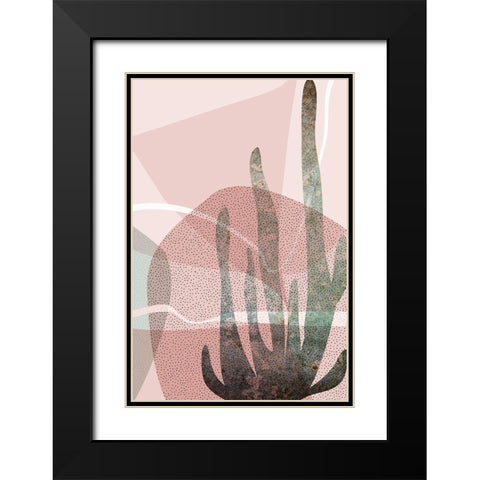 Dusty Desert 10 Black Modern Wood Framed Art Print with Double Matting by Urban Epiphany