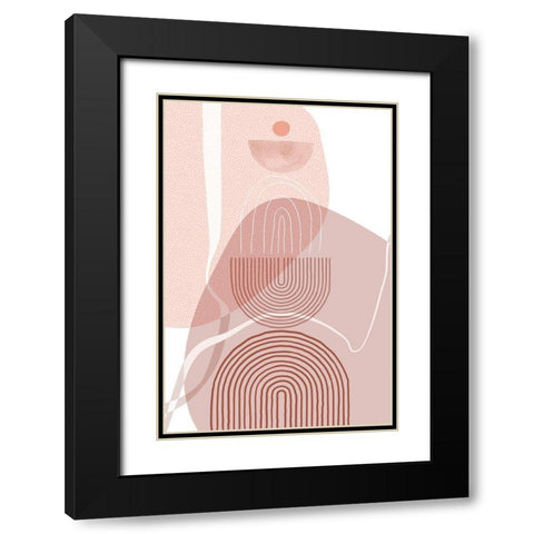 Dusty Desert 12 Black Modern Wood Framed Art Print with Double Matting by Urban Epiphany