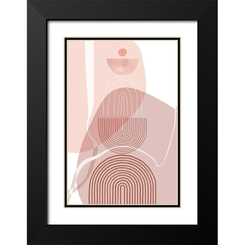 Dusty Desert 12 Black Modern Wood Framed Art Print with Double Matting by Urban Epiphany