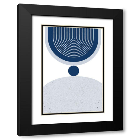 Mid Century Elegance 1 Black Modern Wood Framed Art Print with Double Matting by Urban Epiphany