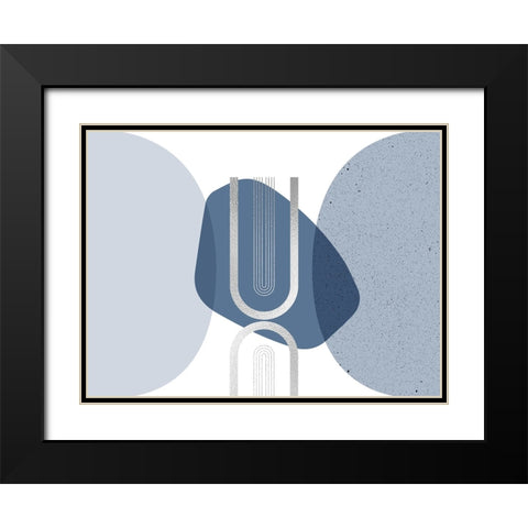 Mid Century Elegance 2 Black Modern Wood Framed Art Print with Double Matting by Urban Epiphany
