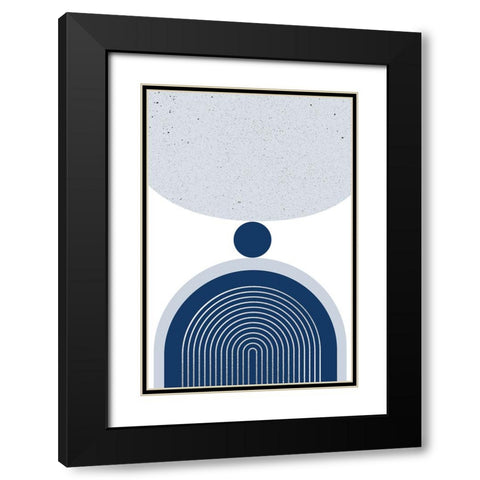Mid Century Elegance 3 Black Modern Wood Framed Art Print with Double Matting by Urban Epiphany