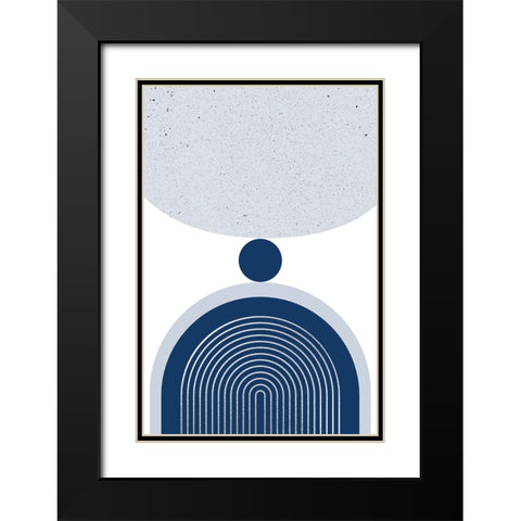 Mid Century Elegance 3 Black Modern Wood Framed Art Print with Double Matting by Urban Epiphany