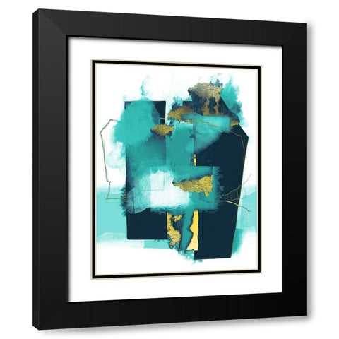 Juxtaposed Fantasy 2 Black Modern Wood Framed Art Print with Double Matting by Urban Epiphany