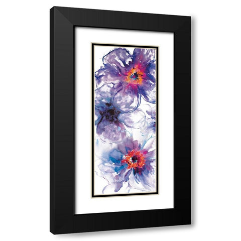 Morning Glory Black Modern Wood Framed Art Print with Double Matting by Brown, Victoria