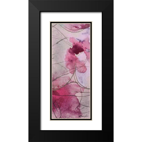Flower Bomb 1 Black Modern Wood Framed Art Print with Double Matting by Brown,Victoria