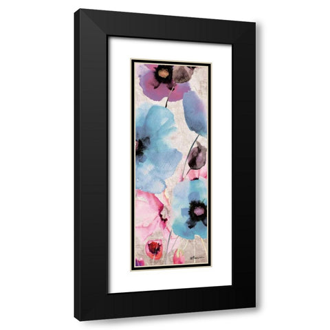 Sea Of Flowers 1 Black Modern Wood Framed Art Print with Double Matting by Brown,Victoria