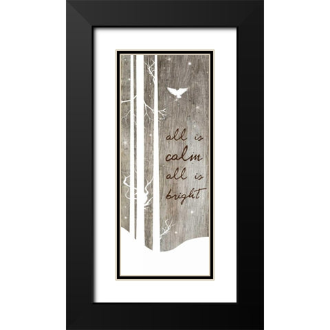 Calm And Bright Black Modern Wood Framed Art Print with Double Matting by Brown,Victoria