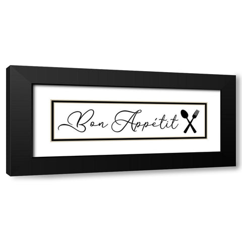 Kitchen Words 4 Black Modern Wood Framed Art Print with Double Matting by Brown, Victoria