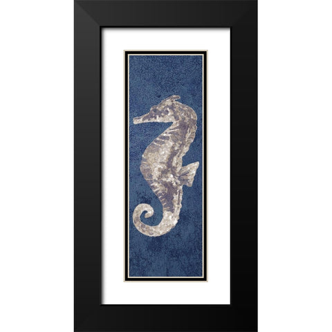 Sea Horse Adventurer 1 Black Modern Wood Framed Art Print with Double Matting by Brown, Victoria