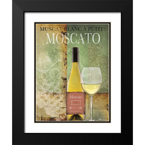 Spicy Wine 2 Black Modern Wood Framed Art Print with Double Matting by Brown, Victoria