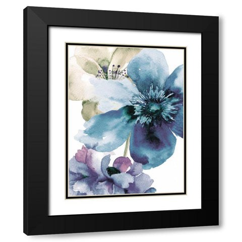 Blooming Sky Black Modern Wood Framed Art Print with Double Matting by Brown, Victoria