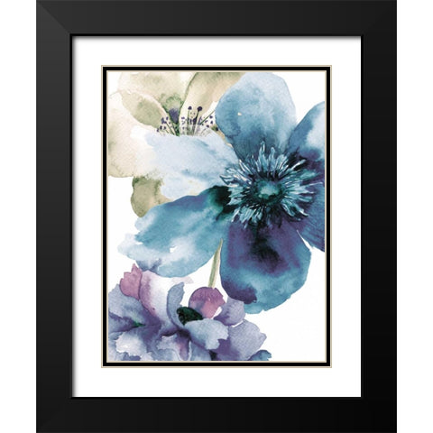 Blooming Sky Black Modern Wood Framed Art Print with Double Matting by Brown, Victoria
