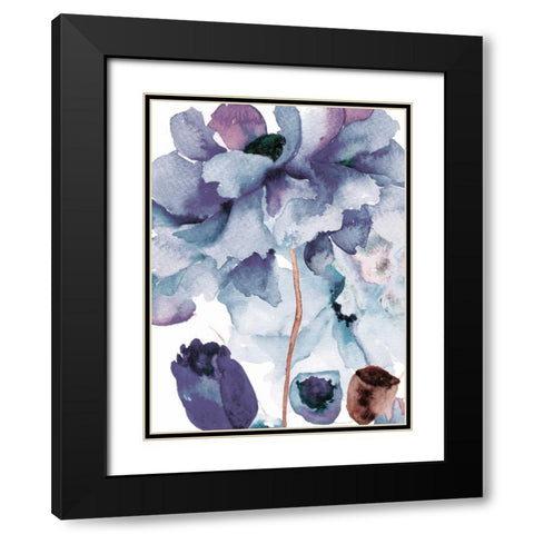 Blooming Sky 2 Black Modern Wood Framed Art Print with Double Matting by Brown, Victoria